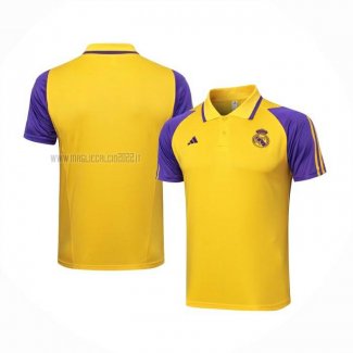 Maglia Polo del Real Madrid 2023-2024 Giallo