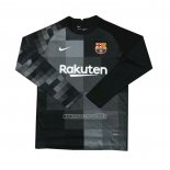 Maglia FC Barcellona Portiere Manica Lunga 2021-2022 Negro