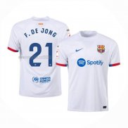 Maglia FC Barcellona Giocatore F.De Jong Away 2023-2024