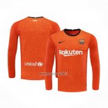 Maglia FC FC Barcellona Portiere Manica Lunga 2020-2021 Naranja