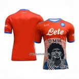 Maglia Napoli Maradona Special 2021-2022 Rojo