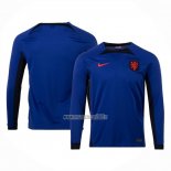Maglia Paesi Bassi Away Manica Lunga 2022