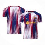 Maglia Prematch del FC Barcellona 2023 Blu y Rosso