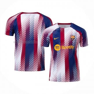 Maglia Prematch del FC Barcellona 2023 Blu y Rosso