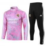 Tuta da Track de Felpa del Real Madrid Bambino 2023-2024 Rosa