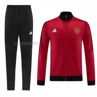 Tuta da Track de Giacca del Manchester United 2023-2024 Rosso