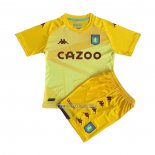 Maglia Aston Villa Portiere Bambino 2021-2022 Amarillo