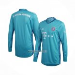 Maglia Bayern Monaco Portiere Manica Lunga 2020-2021 Blu