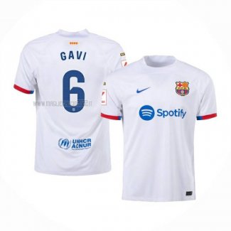 Maglia FC Barcellona Giocatore Gavi Away 2023-2024