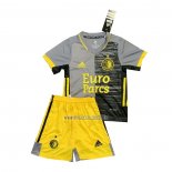 Maglia Feyenoord Away Bambino 2021-2022 Gris