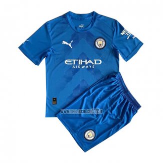 Maglia Manchester City Portiere Bambino 2022-2023 Azul