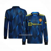 Maglia Manchester United Terza Manica Lunga 2021-2022