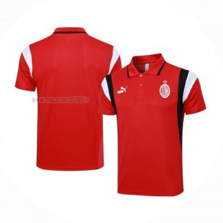 Maglia Polo del Milan 2023-2024 Rosso