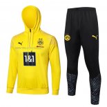 Tuta da Track de Felpa del Borussia Dortmund 2023-2024 Giallo y Nero