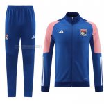 Tuta da Track de Giacca del Olympique Lione 2023-2024 Blu