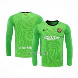 Maglia FC FC Barcellona Portiere Manica Lunga 2020-2021 Verde