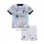 Maglia Liverpool Away Bambino 2022-2023