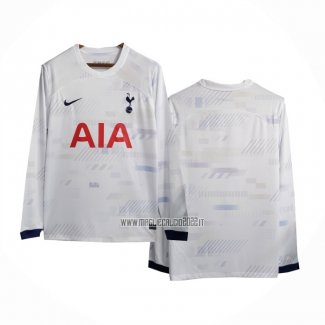 Maglia Tottenham Hotspur Home Manica Lunga 2023-2024