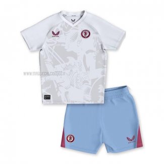 Maglia Aston Villa Away Bambino 2023-2024