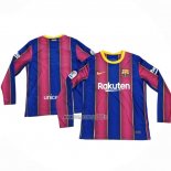 Maglia FC Barcellona Home Manica Lunga 2020-2021