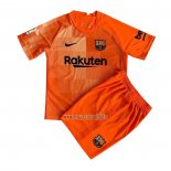 Maglia FC Barcellona Portiere Bambino 2021-2022 Naranja