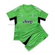 Maglia Juventus Portiere Bambino 2023-2024 Verde