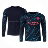 Maglia Manchester City Terza Manica Lunga 2023-2024