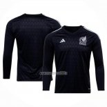 Maglia Messico Portiere Manica Lunga 2022 Negro