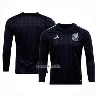 Maglia Messico Portiere Manica Lunga 2022 Negro