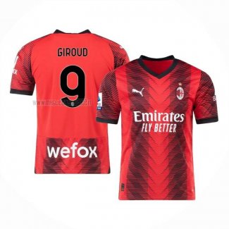 Maglia Milan Giocatore Giroud Home 2023-2024