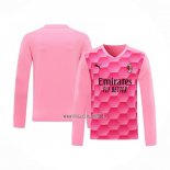 Maglia Milan Portiere Manica Lunga 2020-2021 Rosa