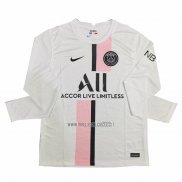 Maglia Paris Saint-Germain Away Manica Lunga 2021-2022