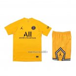 Maglia Paris Saint-Germain Portiere Bambino 2021-2022 Amarillo