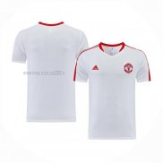 Maglia de Allenamento Manchester United 2023-2024 Blanco