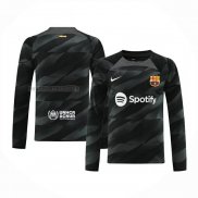 Maglia FC Barcellona Portiere Manica Lunga 2023-2024 Nero