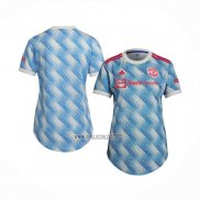 Maglia Manchester United Away Donna 2021-2022