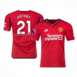 Maglia Manchester United Giocatore Antony Home 2023-2024