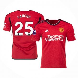 Maglia Manchester United Giocatore Sancho Home 2023-2024