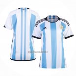 Maglia Argentina 3 Estrellas Home Donna 2022