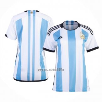 Maglia Argentina 3 Estrellas Home Donna 2022