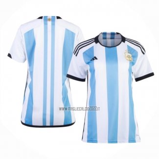 Maglia Argentina 3 Estrellas Home Donna 2022