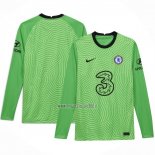 Maglia Chelsea Portiere Manica Lunga 2020-2021 Verde