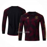 Maglia Germania Away Manica Lunga 2022