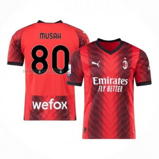 Maglia Milan Giocatore Musah Home 2023-2024