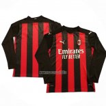 Maglia Milan Home Manica Lunga 2020-2021