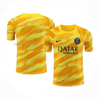 Maglia Paris Saint-Germain Portiere 2023-2024 Giallo