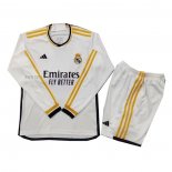 Maglia Real Madrid Home Bambino Manica Lunga 2023-2024