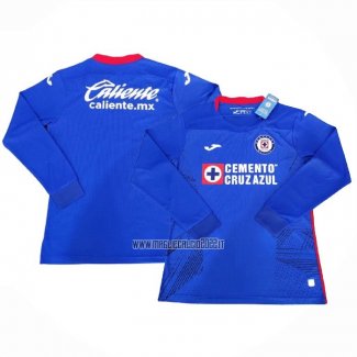Maglia Cruz Blu Home Manica Lunga 2020-2021