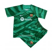 Maglia FC Barcellona Portiere Bambino 2023-2024 Verde