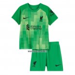 Maglia Liverpool Portiere Bambino 2021-2022 Verde